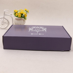 Custom White Colorful Cardboard Corrugated Shipping Mailer Gift Box Cartons Underwear Clothing Shoe Sustainable Packing Paper Bo