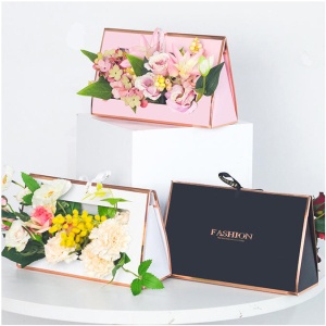 Luxury eternal flower portable flower box set empty box Teacher’s Day Valentine’s Day with hand gift box gift box packaging