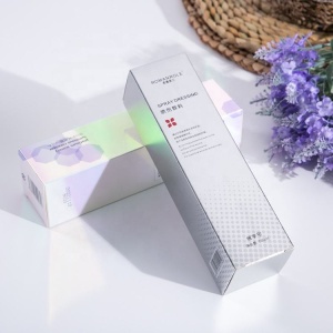 Metal Cardboard UV Printing Beauty Product Makeup Skin Care Perfume Bottle Lipgloss Paper Box Printed Lotion Packaging Box
