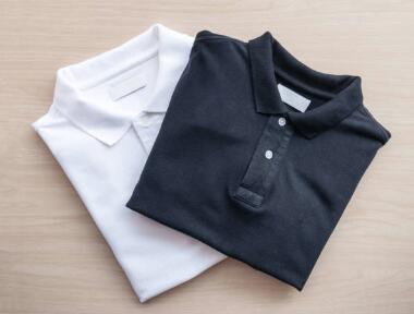 blank T-shirt and polo